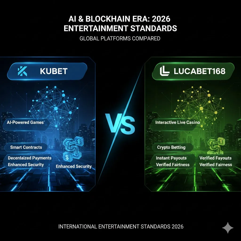 วเข้าสู่ยุค AI และ Blockchain: เปรียบเทียบหมัดต่อหมัด KUBET และ lucabet168 มาตรฐานความบันเทิงระดับสากลปี 2026