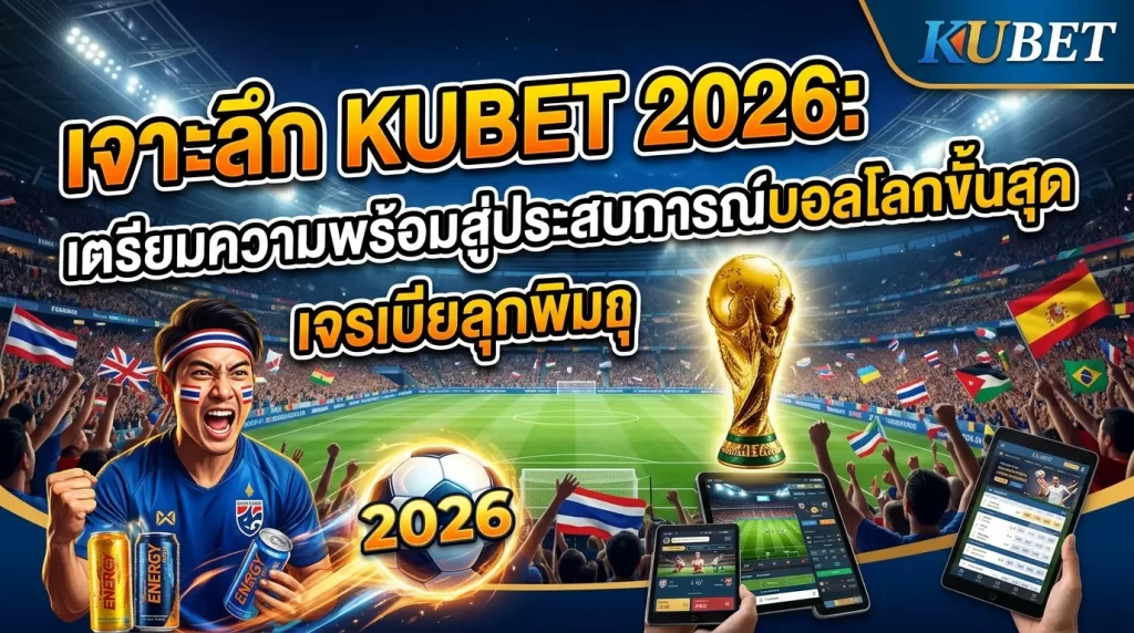 เจาะลึก KUBET 2026: เตรียมความพร้อมสู่ประสบการณ์บอลโลกขั้นสุด